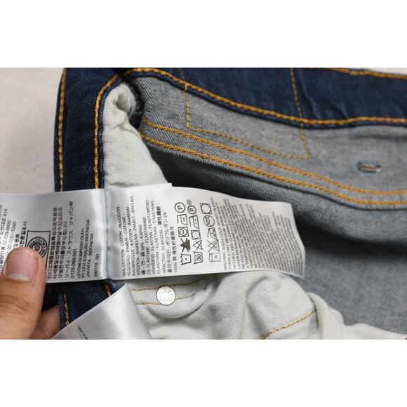 Levi's Men's Blue Jeans Size 48x30 Regular Fit Straight Leg 505 Regular Fit - Picture 7 of 8